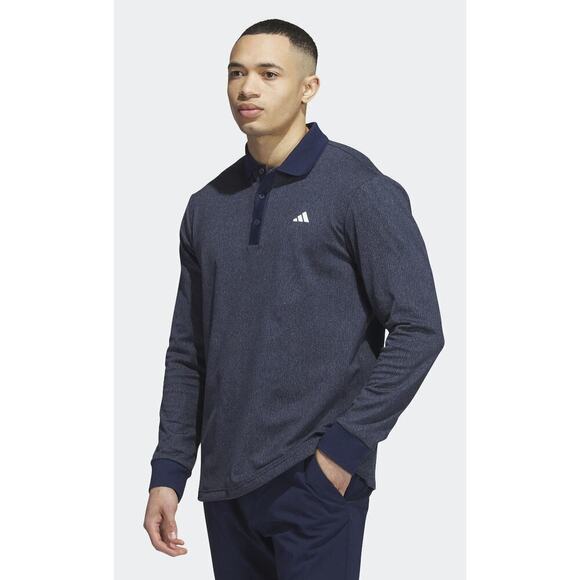 adidas Other - Adidas Golf Long Sleeve Polo Medium Navy Blue NWT